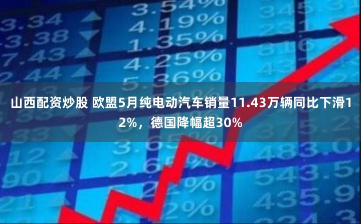 山西配资炒股 欧盟5月纯电动汽车销量11.43万辆同比下滑12%，德国降幅超30%